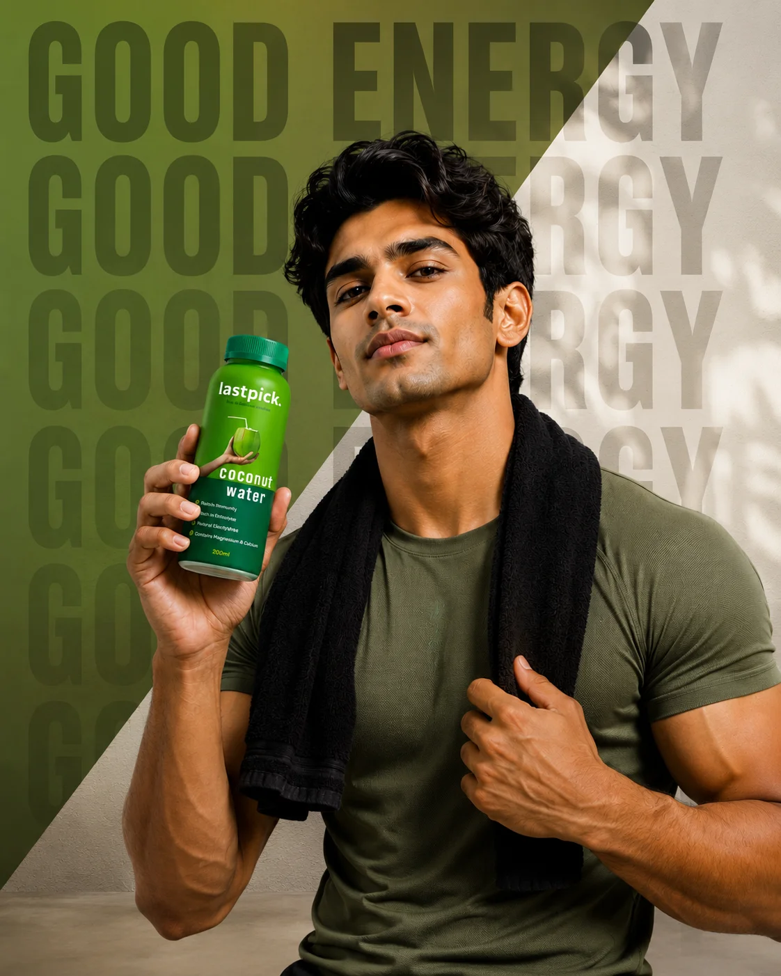 LastPick coconut water bottle